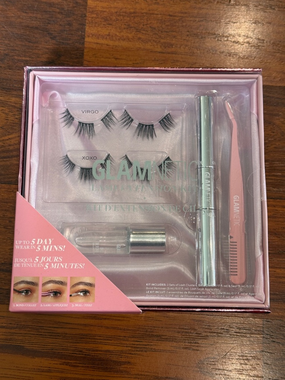 Glamnetic Magnetic Lash Kit with Pink Packaging